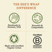 Bee's Wrap Food Wrap Roll Meadow Magic - Bear Country Kitchen