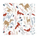Paper Design Luncheon Napkin Autumn Animals - Bear Country Kitchen
