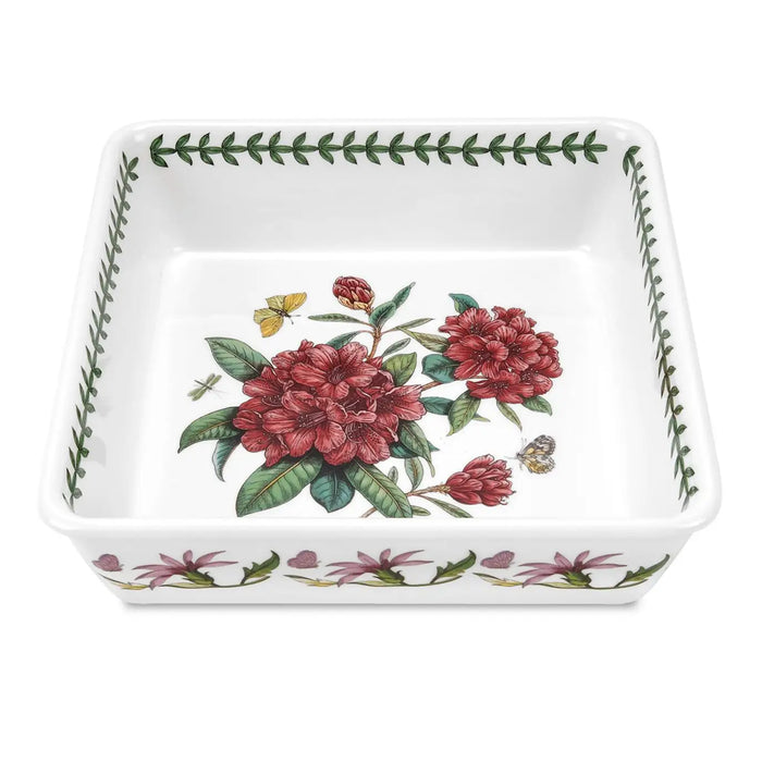 Botanic Garden Deep Square Dish 10"