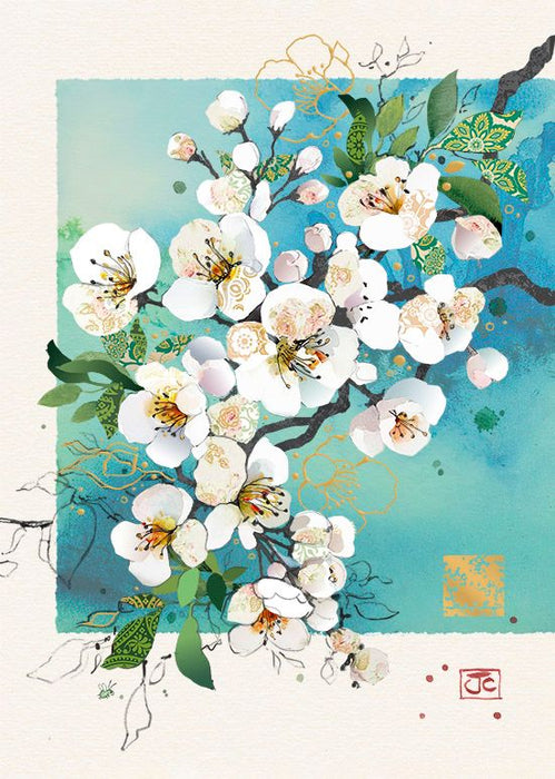 Bug Art Card White Blossom - Bear Country Kitchen