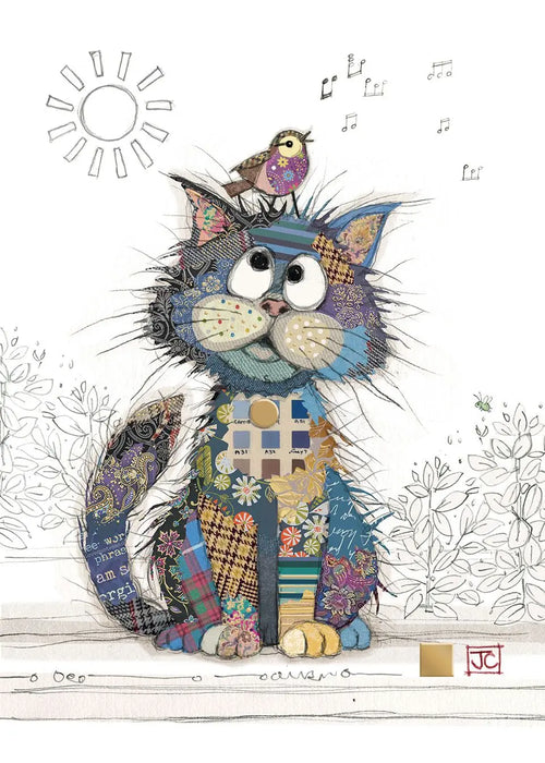 Bug Art Card Charlie Cat - Bear Country Kitchen