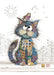 Bug Art Card Charlie Cat - Bear Country Kitchen