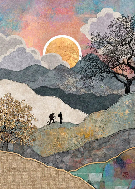 Bug Art Card - Hikers - Bear Country Kitchen