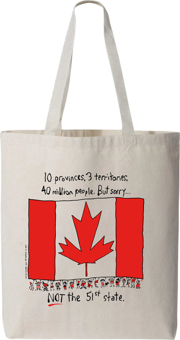 Tote Bag - Canada NOT the 51st State - Bear Country Kitchen