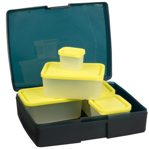 Bentology Bento Box 6 Piece - Night/ Pear - Bear Country Kitchen