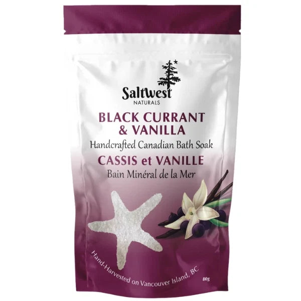 SaltWest Naturals Bath Soak Black Currant & Vanilla