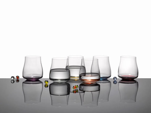 Bohemia Crystal Rainbow Fresh  Old Fashioned Set Of 6 Assorted - Bear Country Kitchen