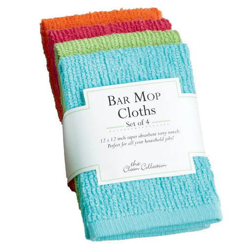 Design Imports Bar Mop Dishcloths Set Of 4 Bright - Bear Country Kitchen