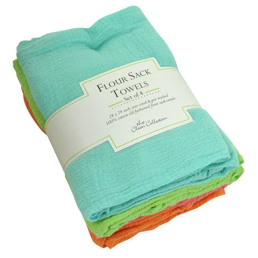 Design Imports Over-Sized Flour Sack Towel Set Of 4 - Bear Country Kitchen