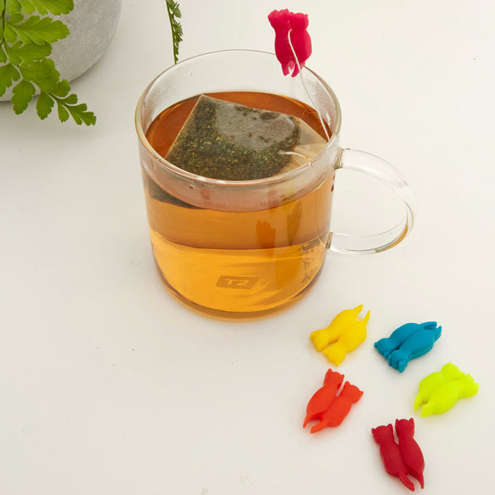 Kikkerland Drink Markers Rainbow Cat - Bear Country Kitchen