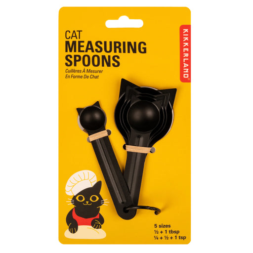 Kikkerland Cat Measuring Spoons - Bear Country Kitchen