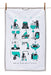 Sa Boothroyd Tea Towel - What your Cat Does - Bear Country Kitchen