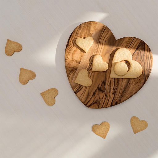 Berard Olive Wood Board Heart 22CM - Bear Country Kitchen