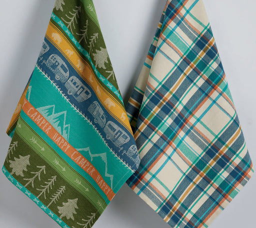 Design Imports Jacquard Dishtowel - RV Park - Bear Country Kitchen