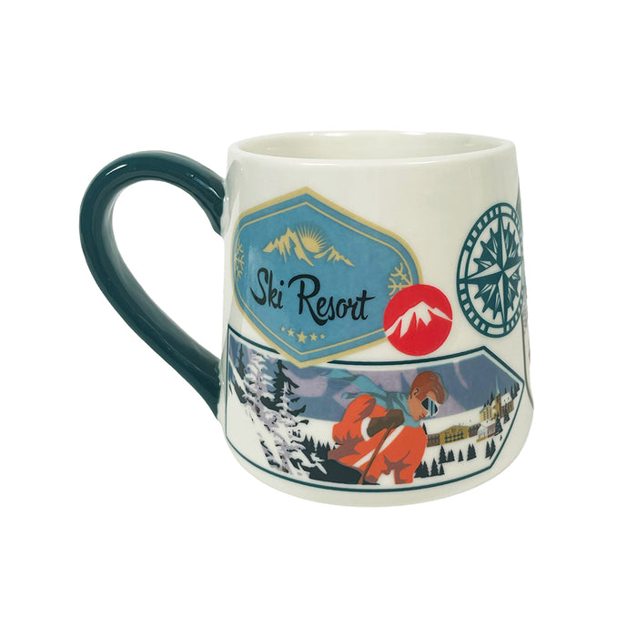 Gourmet Village Hot Chocolate Mug Set Apres Ski - Bear Country Kitchen