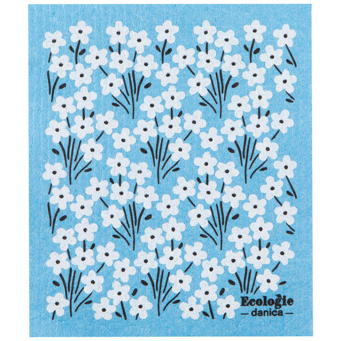 Danica Swedish Dishcloth Bouquet Blue