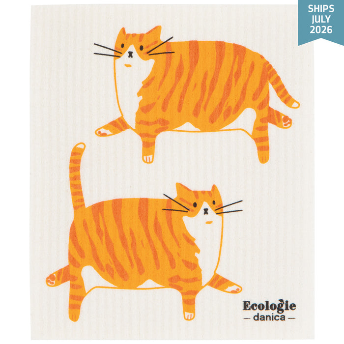 Danica Swedish Dishcloth Ginger Cat