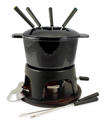 Swissmar Sierra Iron Fondue Set Black - Bear Country Kitchen