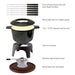 Swissmar Sierra Iron Fondue Set Black - Bear Country Kitchen
