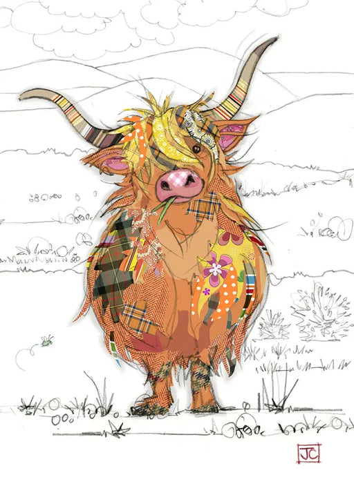 Bug Art Card Highland Hamish - Bear Country Kitchen