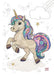 Bug Art Card Una Unicorn - Bear Country Kitchen