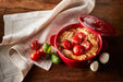 Gourmet Village Brie Baker - Red - Bear Country Kitchen