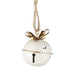 Silver Tree  Ornament Metal Jingle Bell White - Bear Country Kitchen