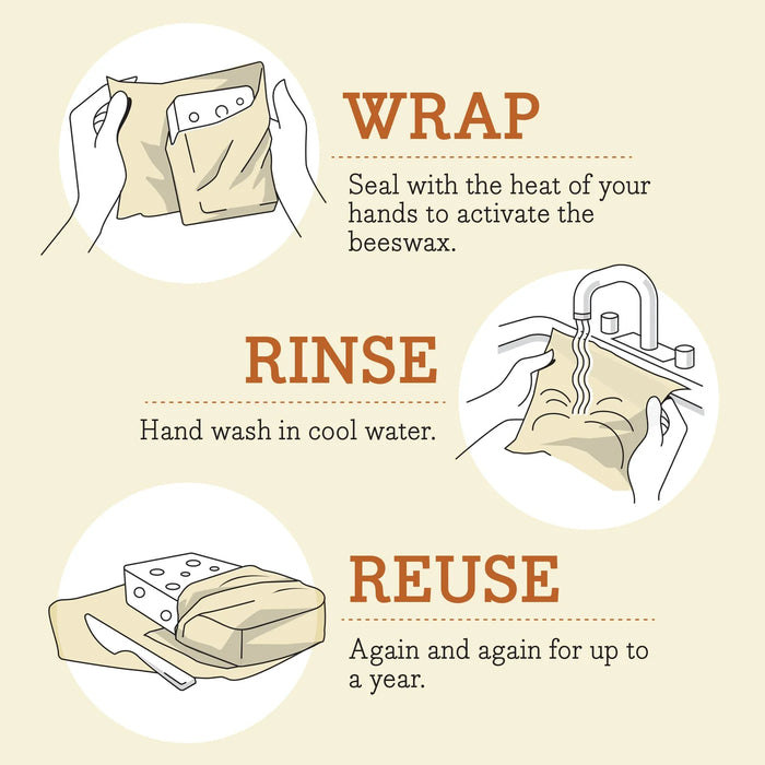 Bee's Wrap Food Wrap Roll Meadow Magic - Bear Country Kitchen