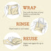 Bee's Wrap Food Wrap Roll Meadow Magic - Bear Country Kitchen