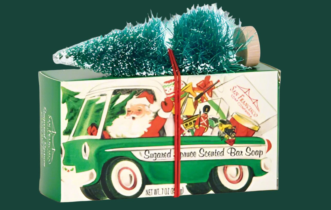 San Francisco Soap Christmas Soap Sugared Spruce - Bear Country Kitchen