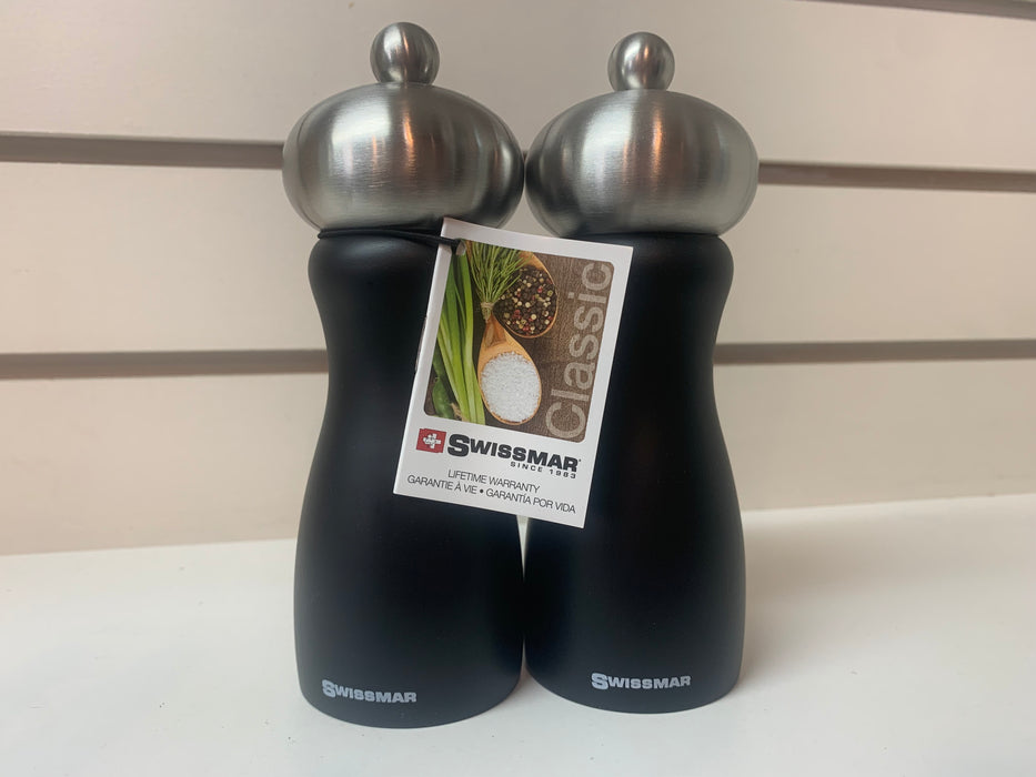 Swissmar Black Salt & Pepper Mill Set Belle - Bear Country Kitchen