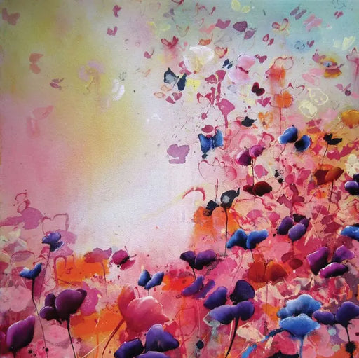 Incognito Card Watercolor Sweet Peas & Butterflies - Bear Country Kitchen