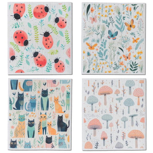 Colibri Sponge Cloths Set Of 4 - Bear Country Kitchen