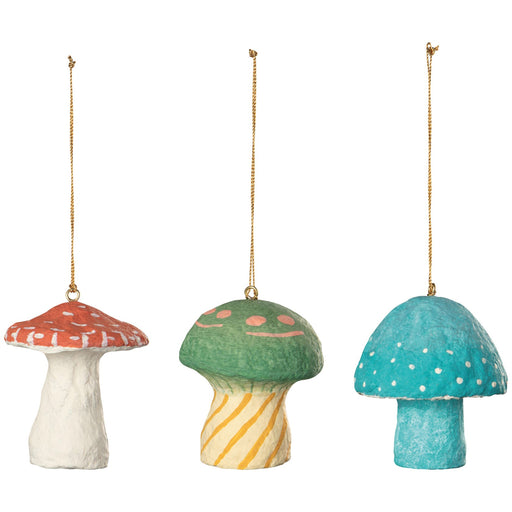 Danica Heirloom Jubilee Cotton Mache Mushroom Ornaments - Bear Country Kitchen