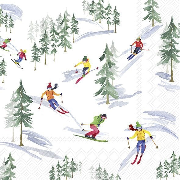 Ideal Home Range Luncheon Napkin Down The Slope