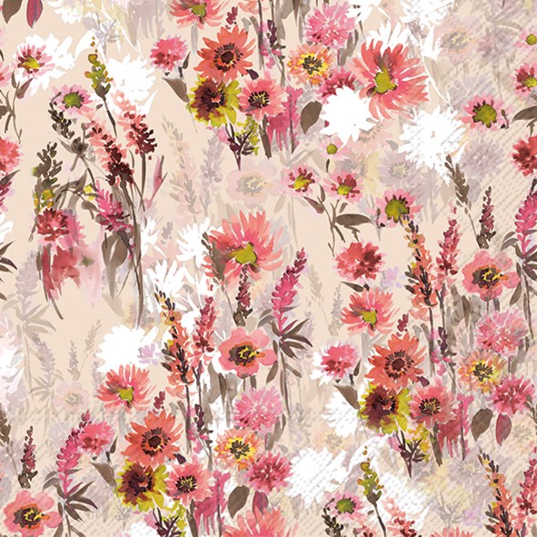Ideal Home Range Luncheon Napkin Autumn Meadow