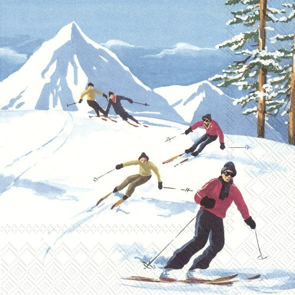 Ideal Home Range Luncheon Napkin Apres Ski
