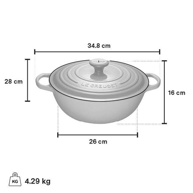 Le Creuset 4.1L Holly Collection Soup Pot - Artichaut - Bear Country Kitchen