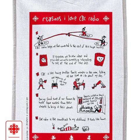 Sa Boothroyd's Tea Towel - Reasons Why I Love the CBC - Bear Country Kitchen