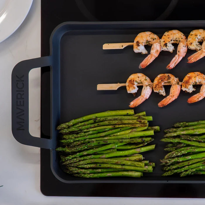 Maverick Preseasoned Carbon Steel Griddle 22Inch