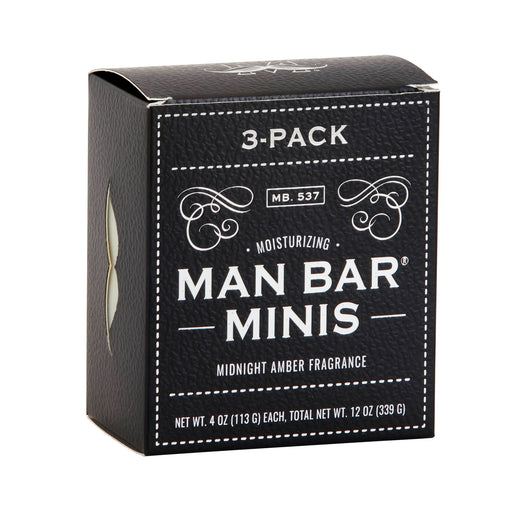 San Francisco Soap Company Man Bar Minis  Set Of 3 Midnight Amber - Bear Country Kitchen