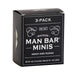 San Francisco Soap Company Man Bar Minis  Set Of 3 Midnight Amber - Bear Country Kitchen