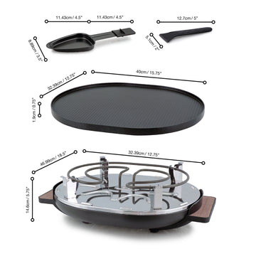 Swissmar Oval Raclette Set Matterhorn - Bear Country Kitchen