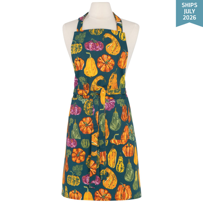Danica Now Designs Chef Apron Harvest Gourds