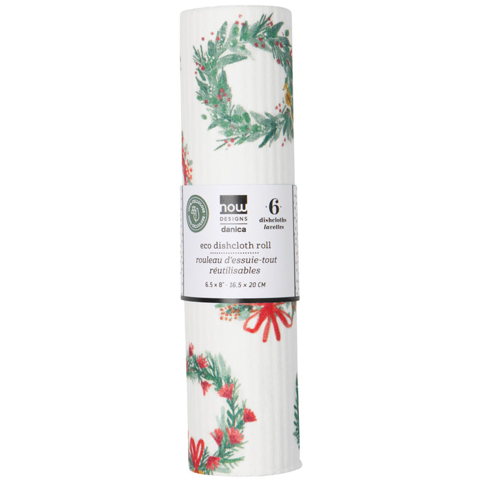 Danica Now Designs Christmas Eco Dishcloth Roll Winter Wonder