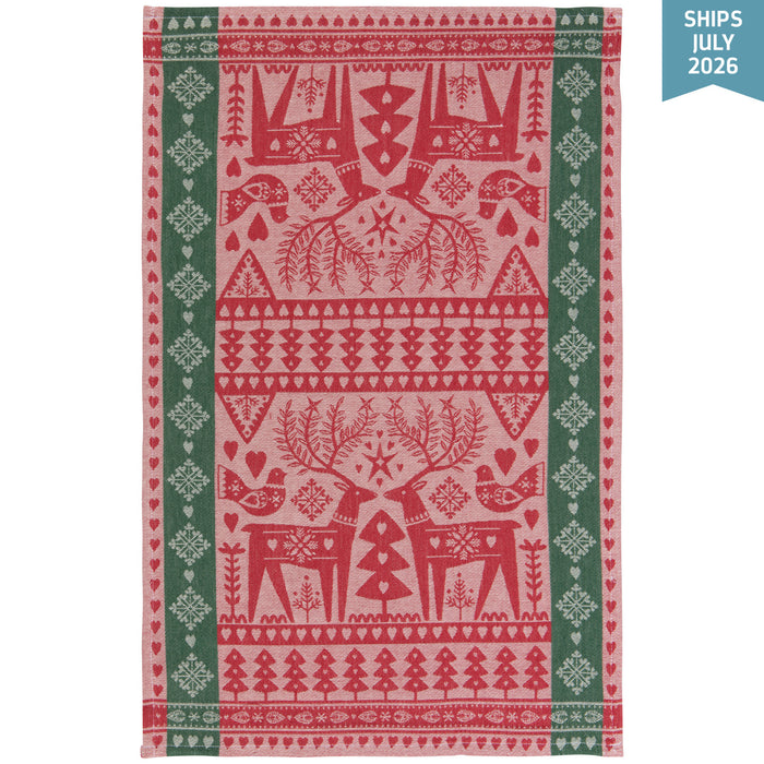 Danica Now Designs Christmas Jacquard Dishtowel Folk Forest
