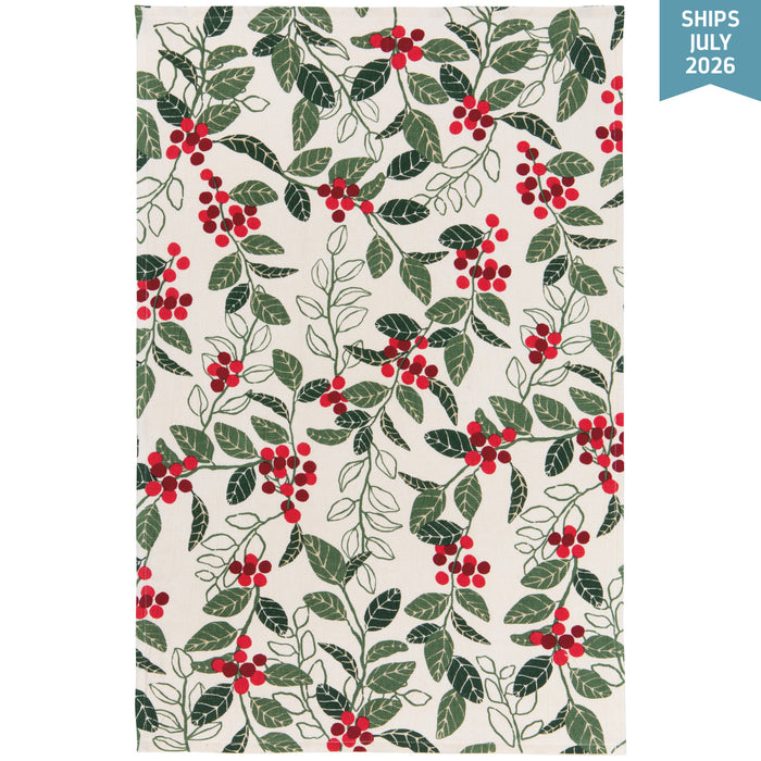 Danica Now Designs Christmas Terry Dishtowel Merry Berry