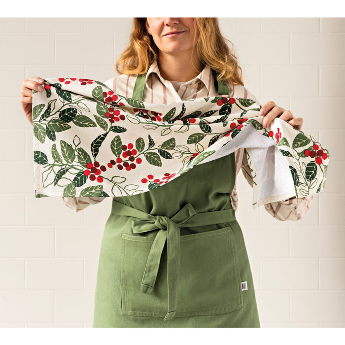 Danica Now Designs Christmas Terry Dishtowel Merry Berry