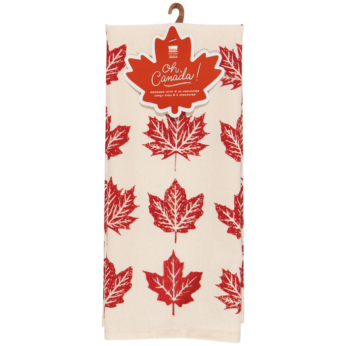 Danica Dishtowel Oh Canada Maple Leaf