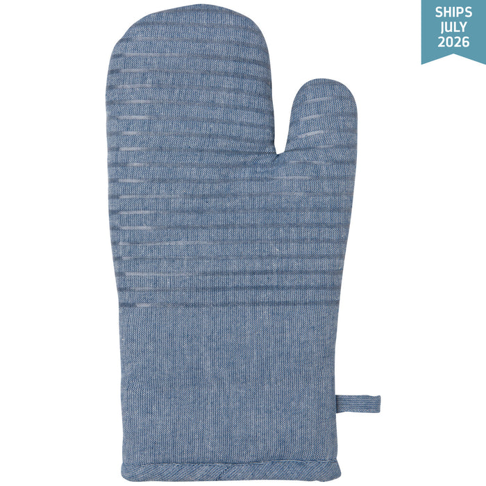 Danica Oxford Silicone-Cotton Oven Mitt Slate Blue